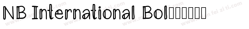 NB International Bol字体转换